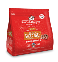 Stella & Chewy's Frozen Dog Super Beef Morsels 4lb