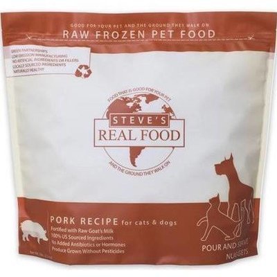 Steves Real Food Freeze Dried Pork Recipe Dog/Cat 1.25lb