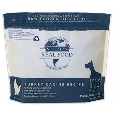 Steves Real Food Freeze Dried Turkey Recipe Dog/Cat 1.25lb