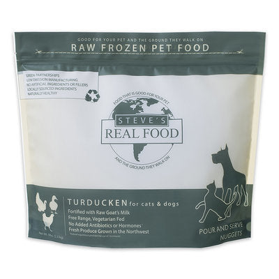 Steves Real Food Freeze Dried Turducken Dog/Cat 1.25lb