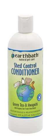 EarthBath Dog Conditioner Shed Control Green Tea 16oz