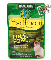 Earthborn Cat Grain Free Fin & Fowl Pouch