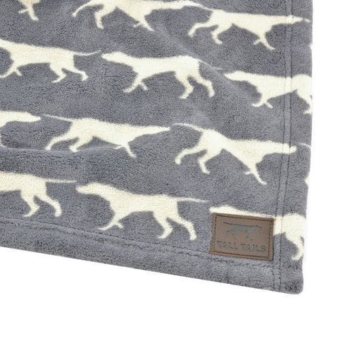 Tall Tails Fleece Blanket Charcoal Icon