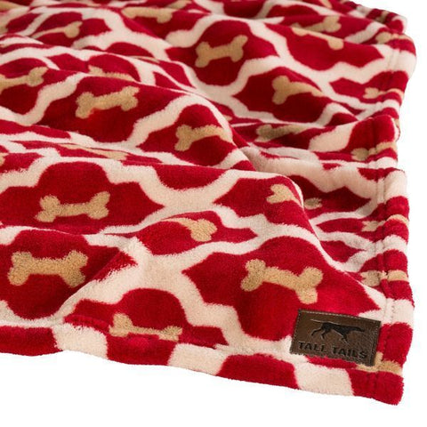 Tall Tails Fleece Blanket Red Bone
