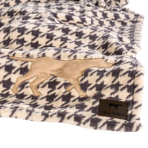 Tall Tails Fleece Blanket Houndstooth