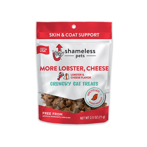 Shameless Pets More Lobster, Cheese Crunchy Cat Treats 2.5oz