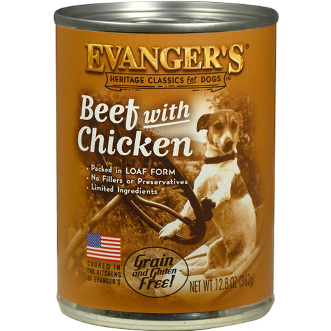 Evangers Classic Beef With Chicken 12.8oz