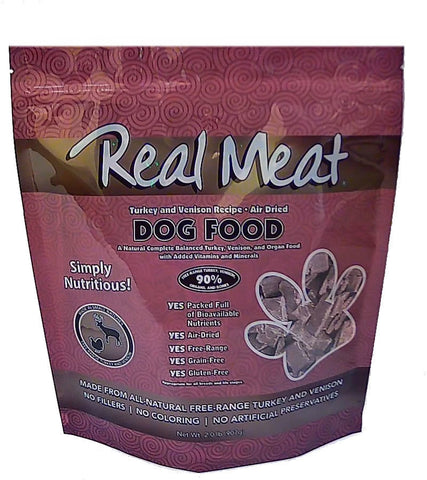 Real Meat Co Air Dried Turkey & Venison Dog Food