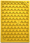 SodaPup Licking Mat Honeycomb Yellow Small