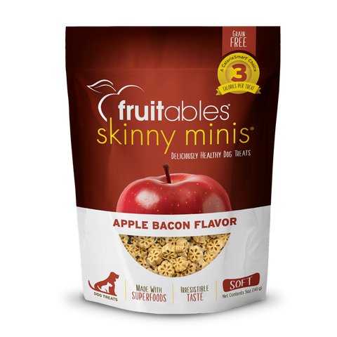 Fruitables Skinny Apple Bacon Dog Treats