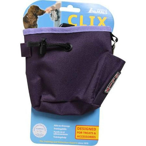 The Company of Animals Dog Clix Treat Bag Purple