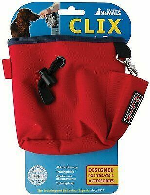 The Company of Animals Dog Clix Treat Bag Red