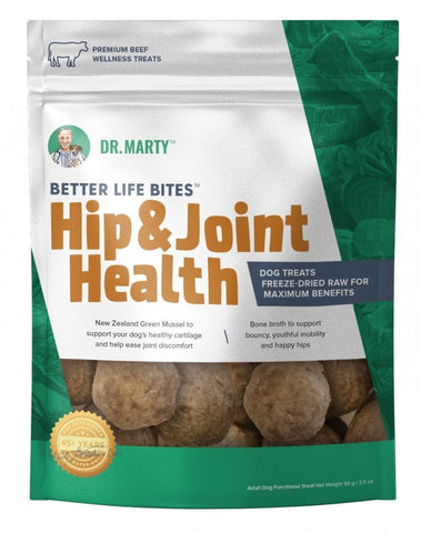Dr. Marty Freeze Dried Raw Dog Treats Better Life Bites Hip Joint Health