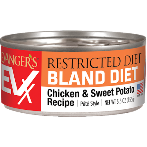 Evangers EVX Restrict Cat Bland Diet Chicken & Sweet Potato 5.5oz