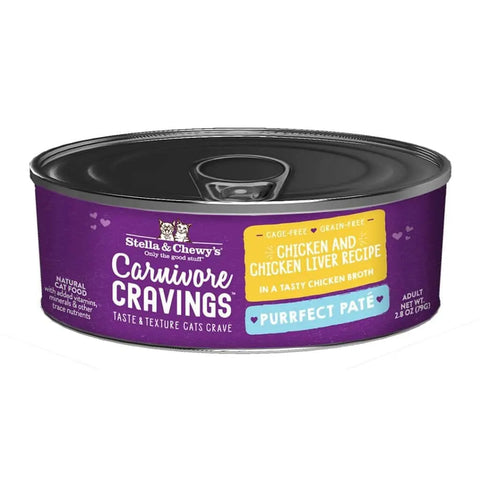 Stella & Chewy's Cat Carnivore Cravings Pate Chicken & Liver 2.8oz