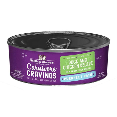 Stella & Chewy's Cat Carnivore Cravings Pate Duck & Chicken 2.8oz