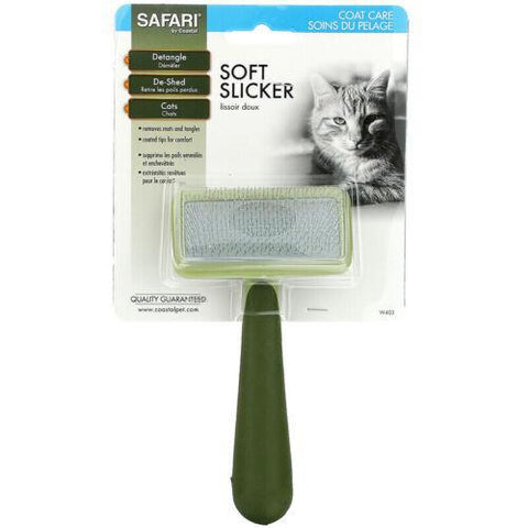 Coastal Safari 3.5" Cat Soft Slicker Brush