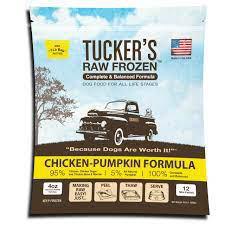 Tucker's Dog Raw Frozen Chicken & Pumpkin