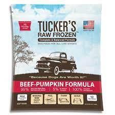 Tucker's Dog Raw Frozen Beef & Pumpkin