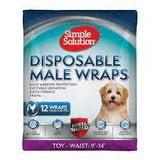 Simple Solution Disposable Male Wrap 12ct
