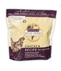 Steves Real Food Freeze Dried Chicken Dog/Cat 1.25lb