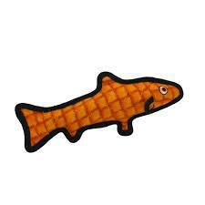 Tuffy Ocean Creature Trout Orange Dog Toy