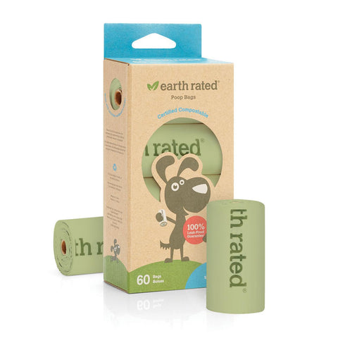 Earth Rated Poop Bags Unscented 60ct