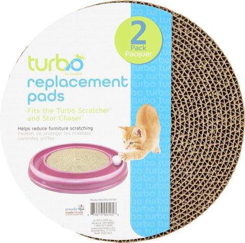 Coastal Turbo Scratcher Replacement Pads Cat Toy