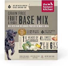 The Honest Kitchen Dog Grain Free Fruit & Veggie Base Mix 7lb