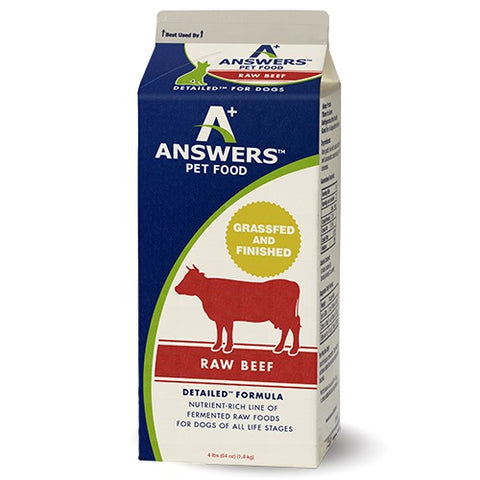 Answers Dog Detailed Beef Frozen Diet 4lb