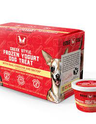 Boss Dog Frozen Yogurt Bacon and Cheddar Dog Treat 4pk