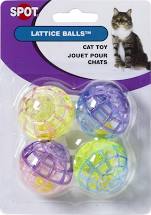 Ethical Lattice Ball Cat Toy 4pk