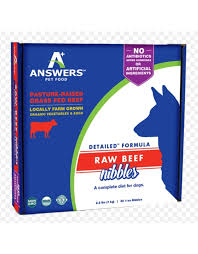 Answers Dog Detailed Beef Frozen Diet 1oz Nibbles 2.2lb