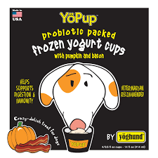 YoPup Frozen Cup Pumpkin/Bacon 4pk