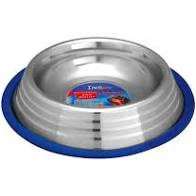 IndiPets Square Texture Bowl w/ Anti Skid