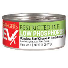 Evangers EVX Restrict Cat Low Phosphorus Beef 5.5oz
