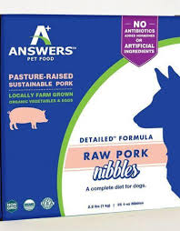 Answers Dog Detailed Pork Frozen Diet 35-1oz Nibbles 2.2lb