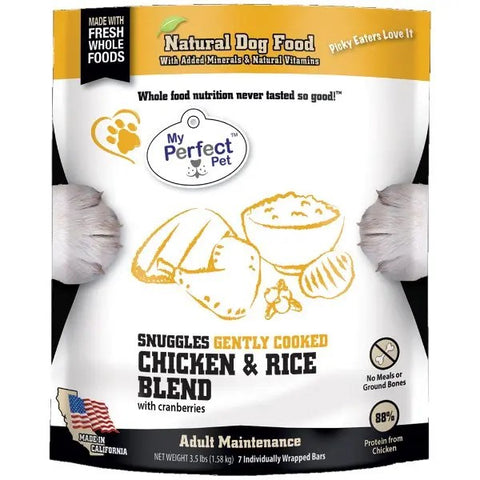 My Perfect Pet Dog Frozen Snuggles Chicken & Rice 3.5lb