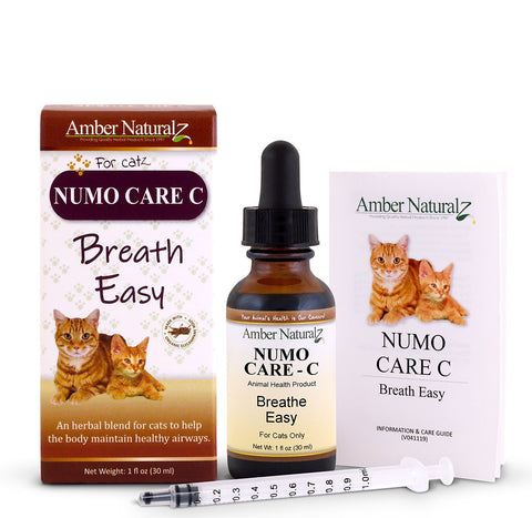 Amber Naturalz Numo Care Breath Easy Cat 1fl oz