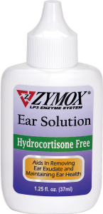 Zymox Ear Solution Hydrocortisone Free 1.25floz