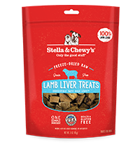 Stella & Chewy's Lamb Liver Treats 3oz
