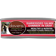 Dave's Cat Naturally Healthy Shredded Salmon In Gravy GF 5.5oz