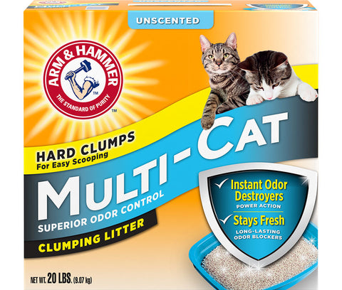 Arm & Hammer Multi Cat Unscented Litter 29 lb