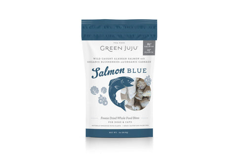 Green Juju Dog Freeze Dried Salmon Blue 3oz