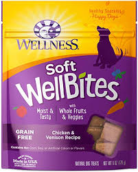 Wellness Dog Well Bites Chicken & Venison Soft Treat GF 6oz