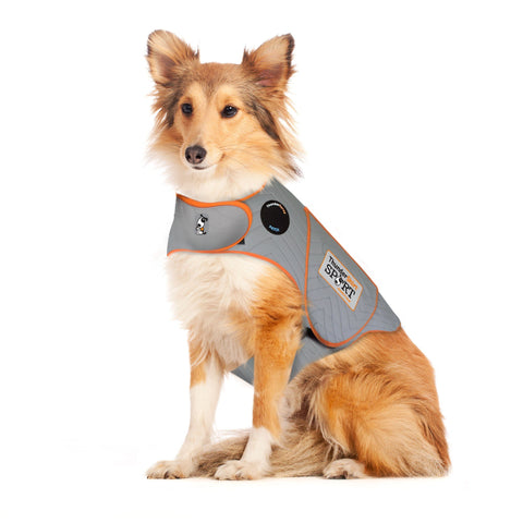 ThunderShirt Sport Anxiety Jacket for Dog Platinum Color