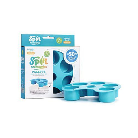 SPIN Accessories Interchangeable Insert Recycled Plastic Palette Blue Medium