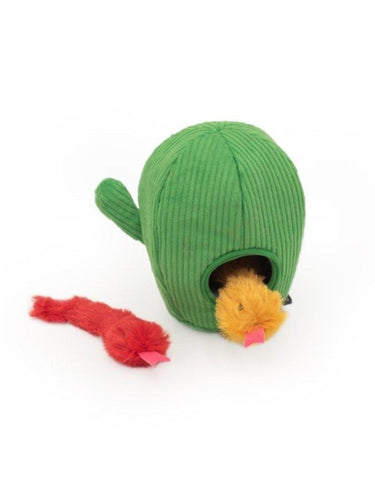Zippy Claws Burrow Snake/Catcus Cat Small Toy