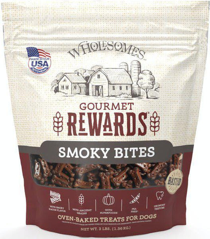 Wholesomes Rewards Smoky Bites Biscuits 3lb